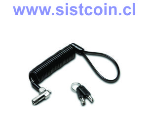 Kensington cable de seguridad nanosaver portatil 2.3mts<br>Modelo K66640WW